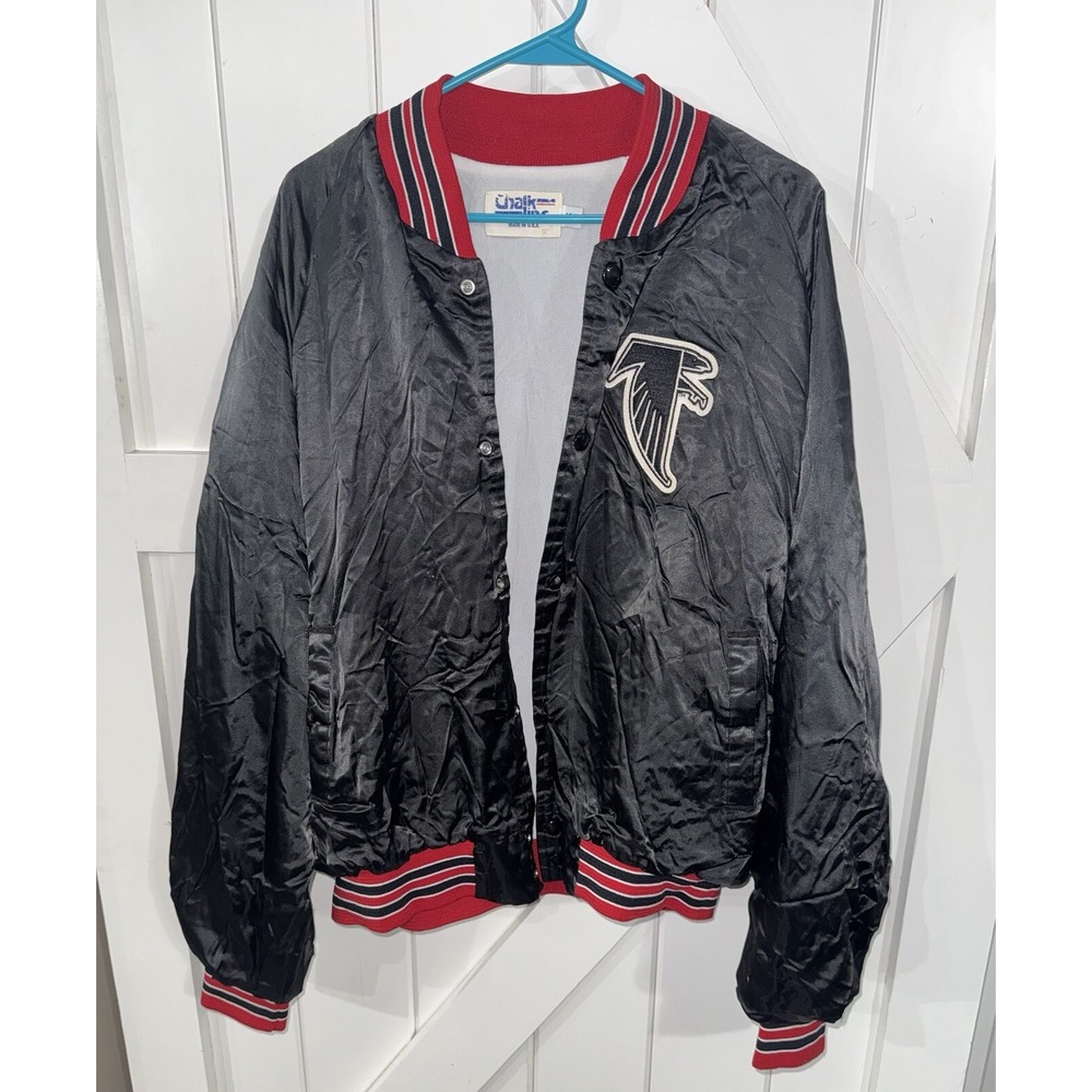 Chalk Line Vintage Mens Atlanta‎ Falcons Jacket FLAWS see pics XXL 2X